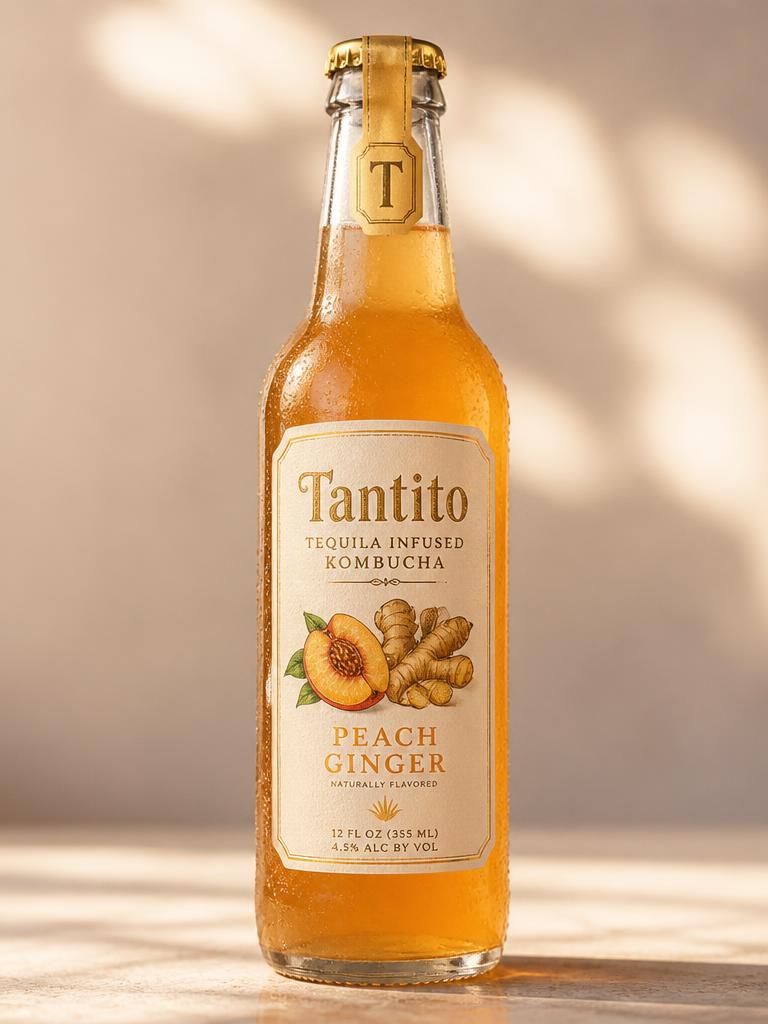 Tantito Peach Ginger bottle